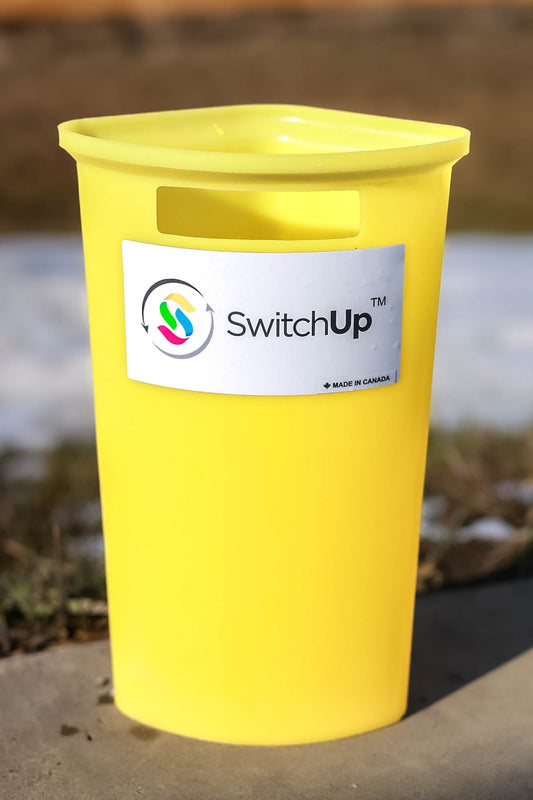 yellow 1/3 bucket insert