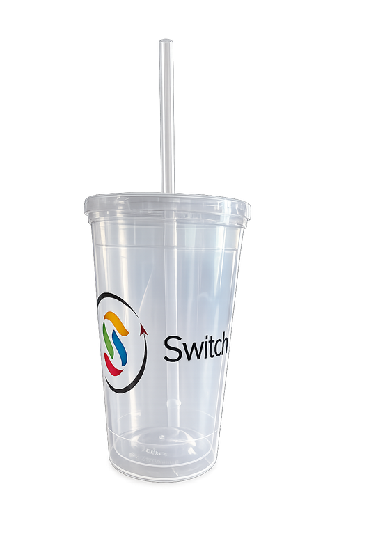 16 oz tumbler with lid and straw